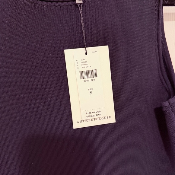 NWT Siempre x Anthropologie - Black and White Midi Dress - Picture 9 of 15